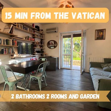 15 Min From The Vatican Wi-Fi And Garden Kültér fotó