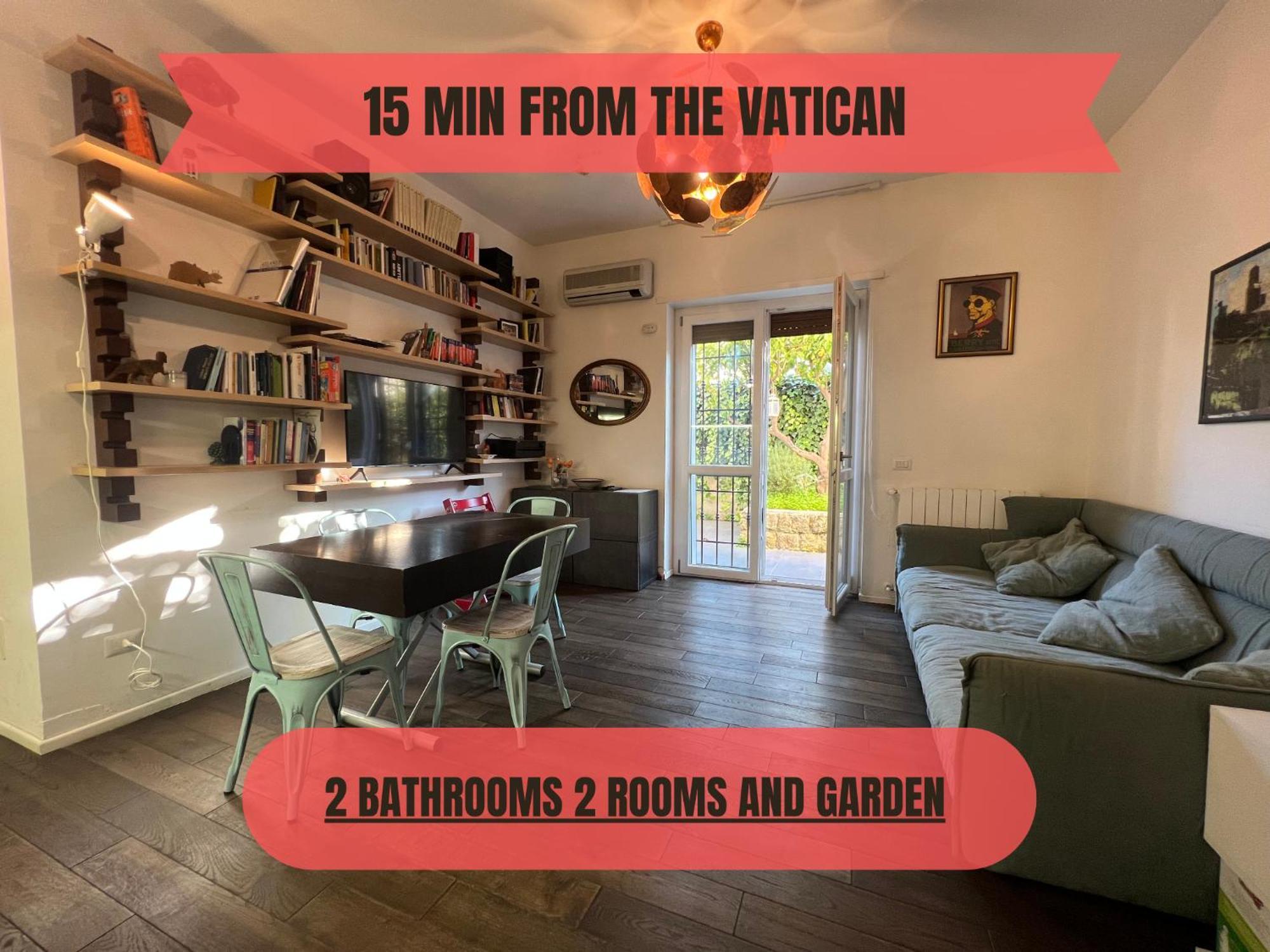 15 Min From The Vatican Wi-Fi And Garden Kültér fotó