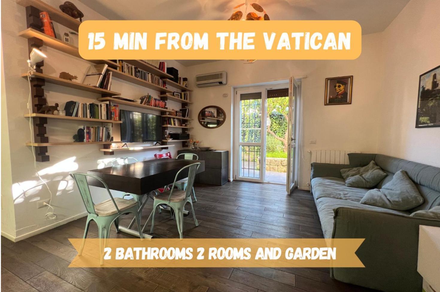 15 Min From The Vatican Wi-Fi And Garden Kültér fotó